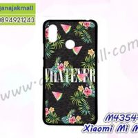 M4354-05 เคสยาง Xiaomi Mi Max3 ลาย Flower X01