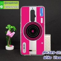 M4389-01 เคสยาง Wiko View ลาย Pink Camera