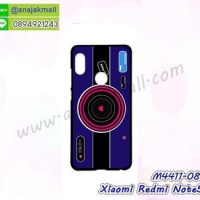 M4411-08 เคสแข็งดำ Xiaomi Redmi Note5 ลาย Blue Camera