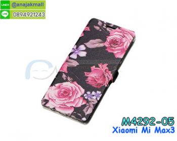 M4292-05 เคสฝาพับ Xiaomi Mi Max3 ลาย Love Rose