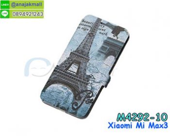 M4292-10 เคสฝาพับ Xiaomi Mi Max3 ลายหอไอเฟล T01