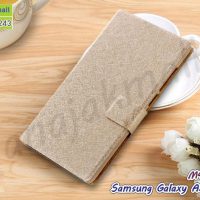 M4423-02 เคสหนังฝาพับ Samsung Galaxy A5 (2015) สีทอง