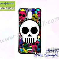 M4457-03 เคสยาง Wiko Sunny3 Plus ลาย Multi Skull II