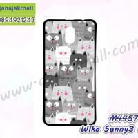 M4457-05 เคสยาง Wiko Sunny3 Plus ลาย Cat Z01