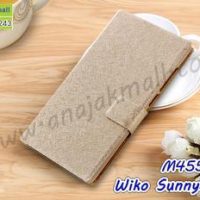 M4552-02 เคสฝาพับ Wiko Sunny3 Plus สีทอง