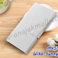 M4552-05 เคสฝาพับ Wiko Sunny3 Plus สีขาว