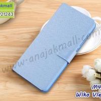 M4557-03 เคสฝาพับ Wiko View2 Plus สีฟ้า