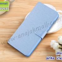 M4556-03 เคสฝาพับ Wiko View Prime สีฟ้า