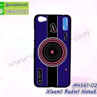 M4561-02 เคสแข็งดำ Xiaomi Redmi Note5a ลาย Blue Camera