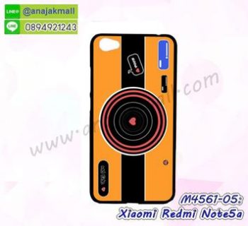 M4561-05 เคสแข็งดำ Xiaomi Redmi Note5a ลาย Orange Camera