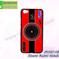 M4561-08 เคสแข็งดำ Xiaomi Redmi Note5a ลาย Red Camera