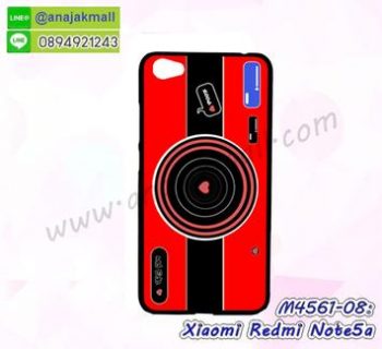 M4561-08 เคสแข็งดำ Xiaomi Redmi Note5a ลาย Red Camera