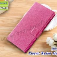 M4563-04 เคสฝาพับ Xiaomi Redmi Note6Pro สีชมพู