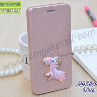 M4580-11 เคสฝาพับ Vivo V9 ลาย Zebra II