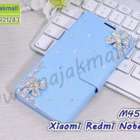 M4588-19 เคสหนัง Xiaomi Redmi Note6Pro แต่งคริสตัลลาย Fresh Flower IV