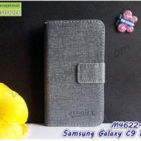 M4622-01 เคสฝาพับ Samsung Galaxy C9 Pro สีเทา