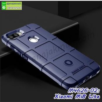 M4626-02 เคส Rugged กันกระแทก Xiaomi Mi8 Lite สีน้ำเงิน