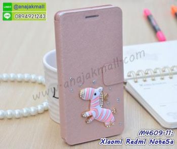 M4609-11 เคสฝาพับ Xiaomi Redmi Note5a แต่งคริสตัลลาย Zebra II