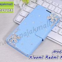 M4609-19 เคสฝาพับ Xiaomi Redmi Note5a แต่งคริสตัลลาย Flower IV