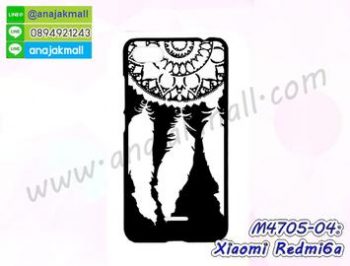 M4705-04 เคสแข็งดำ Xiaomi Redmi6a ลาย Wool X22