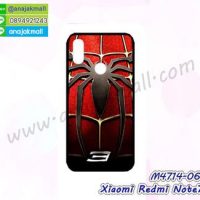 M4714-06 เคสยาง Xiaomi Redmi Note7 ลาย Spider