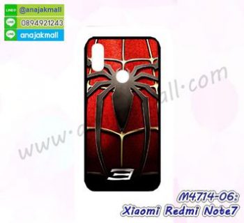 M4714-06 เคสยาง Xiaomi Redmi Note7 ลาย Spider