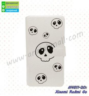 M4811-20 เคสฝาพับ Xiaomi Redmi Go ลาย Skull Z01