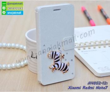 M4852-12 เคสฝาพับ Xiaomi Redmi Note7 แต่งคริสตัลลาย Zebra I