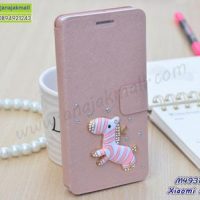 M4931-11 เคสฝาพับ Xiaomi Mi9 แต่งคริสตัลลาย Zebra II