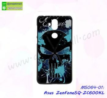 M5064-01 เคสแข็งพิมพ์ลาย Asus ZenFone5Q-ZC600KL ลาย Skull X05