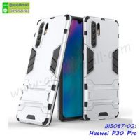 M5087-02 เคสโรบอทกันกระแทก Huawei P30pro สีเงิน