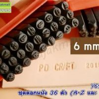 Y69-03 ชุดตอกหนัง 36 ตัว ขนาด 6MM