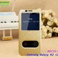 M5135-01 เคสโชว์เบอร์รับสาย Samsung A2core สีทอง