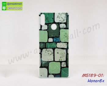 M5189-01 เคสพิมพ์ลาย Honor8X ลายการ์ตูน ลาย Stone01