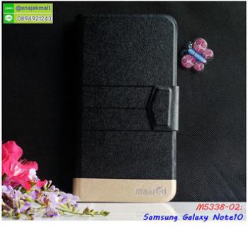 M5338-02 เคสฝาพับ Samsung Note10 สีดำ