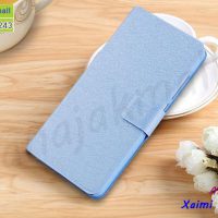 M5356-03 เคสหนังฝาพับ Xiaomi Mi9 lite สีฟ้า