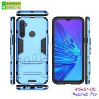 M5421-06 เคส Realme5 Pro กันกระแทก สีฟ้า