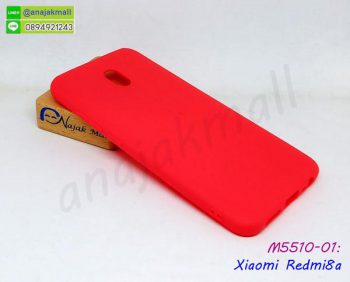 M5510-01 เคสยาง Xiaomi Redmi8a สีแดง