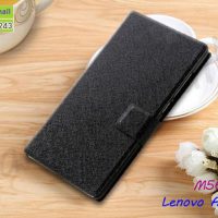 M5609-01 เคสฝาพับ Lenovo A6 Note สีดำ