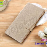 M5609-02 เคสฝาพับ Lenovo A6 Note สีทอง