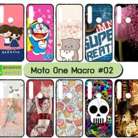 M5631-S02 เคส Moto One Macro พิมพ์ลายการ์ตูน Set02 (เลือกลาย)