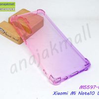 M5597-03 เคสยางกันกระแทก Xiaomi Mi Note10 Lite สีชมพู-ม่วง