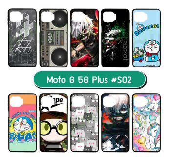 M5973-S02 เคสยาง moto g 5g plus พิมพ์ลายการ์ตูน Set02 (เลือกลาย)