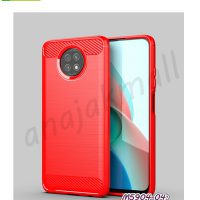 M5904-04 เคสยางกันกระแทก xiaomi redmi note9t 5g สีแดง