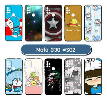 M5983-S02 เคสยาง moto g30 พิมพ์ลายการ์ตูน Set02 (เลือกลาย)