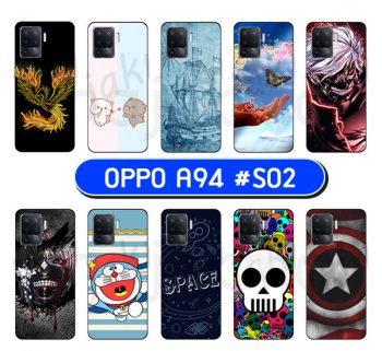 M6053-S02 เคสแข็ง oppo a94 พิมพ์ลายการ์ตูน Set02 (เลือกลาย)