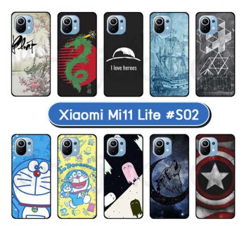 M6054-S02 เคส xiaomi mi11 lite พิมพ์ลายการ์ตูน Set02 (เลือกลาย)