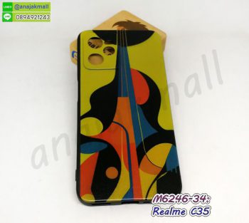M6246-34 เคส realme c35 ลาย Graphic185 กรอบยางเรียวมีซี35 พิมพ์ลายการ์ตูน