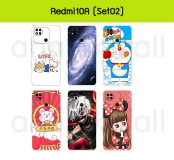 M6343-S02 เคส Redmi10a ลายการ์ตูน set02 (เลือกลาย)