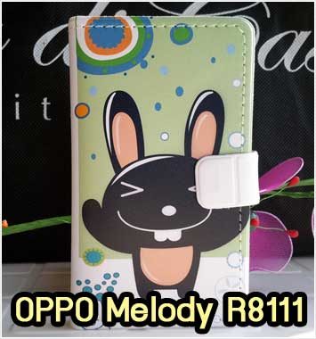 M591-06 เคสฝาพับ OPPO Melody R8111 ลาย Rabbit